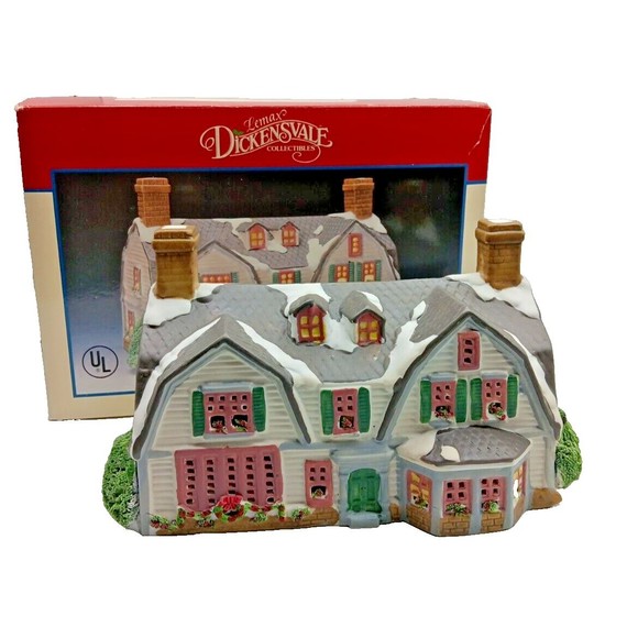 Lemax Dickensville Porcelain Lighted House 1992